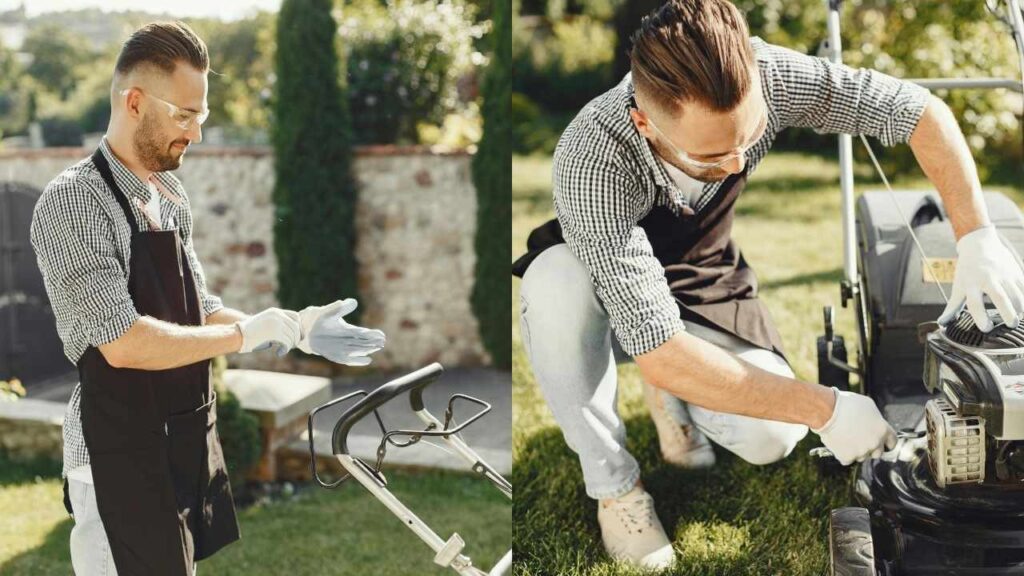 Safety Precautions When Working on Mower Blades