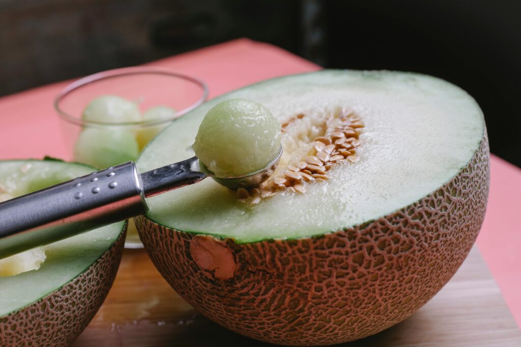Prepping Cantaloupe Easy, Safe & Mess-Free