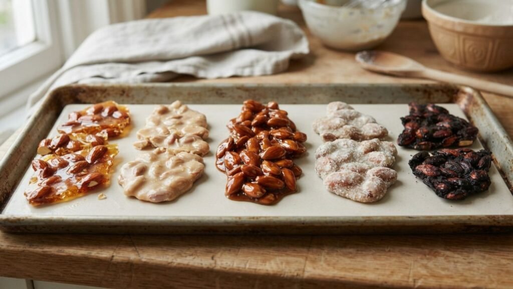 Common texture problems when making almond brittle
